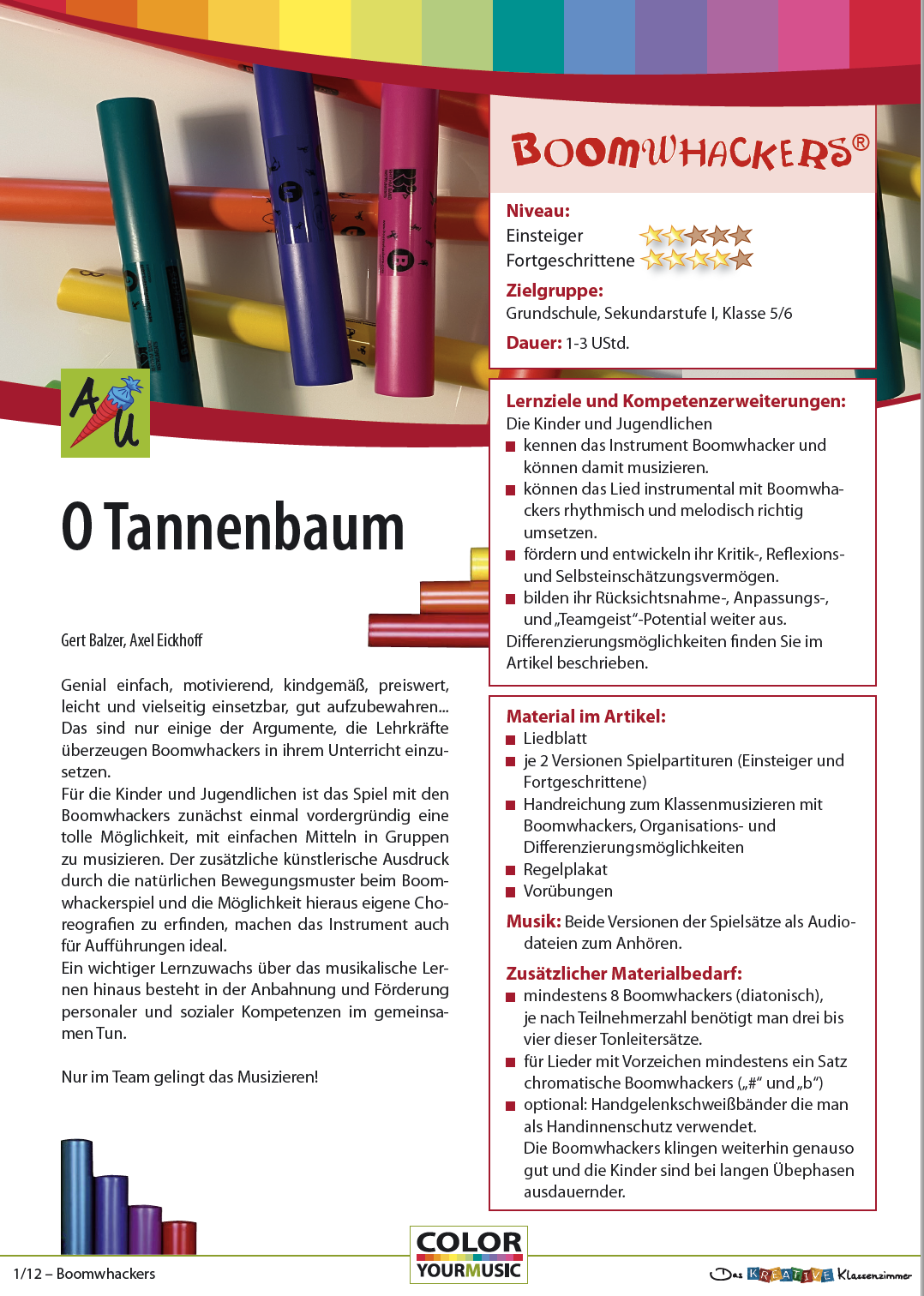 O Tannenbaum - Boomwhackers